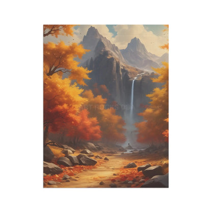 Autumn Landscape Garden Banner Fall Home Decor Seasonal Outdoor Flag Nature Lovers Gift Thanksgiving Decoration - 12’’