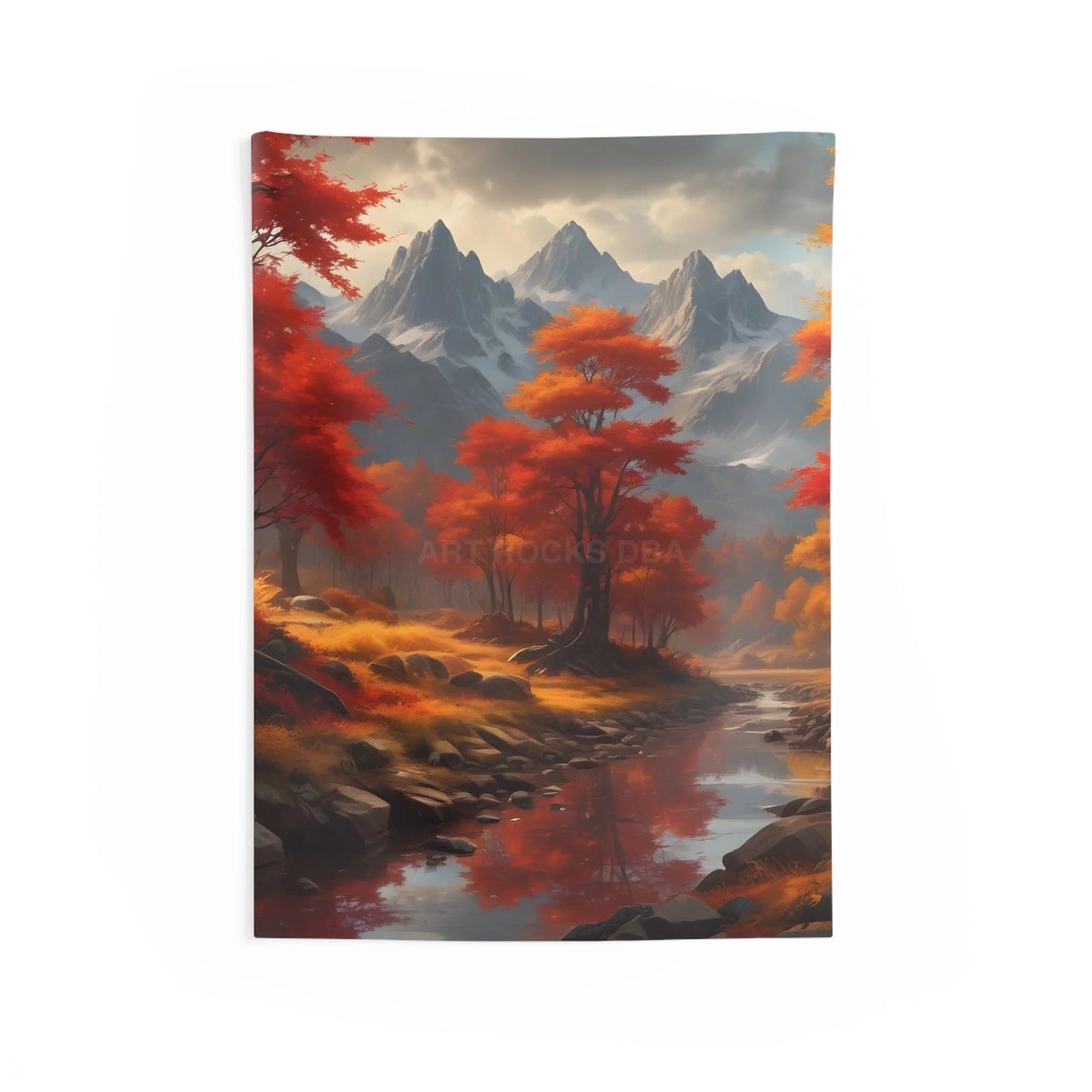 Autumn Landscape Wall Tapestry Cozy Home Decor Bohemian Wall Art Nature Lover Gift Fall Aesthetic Decor Scenic