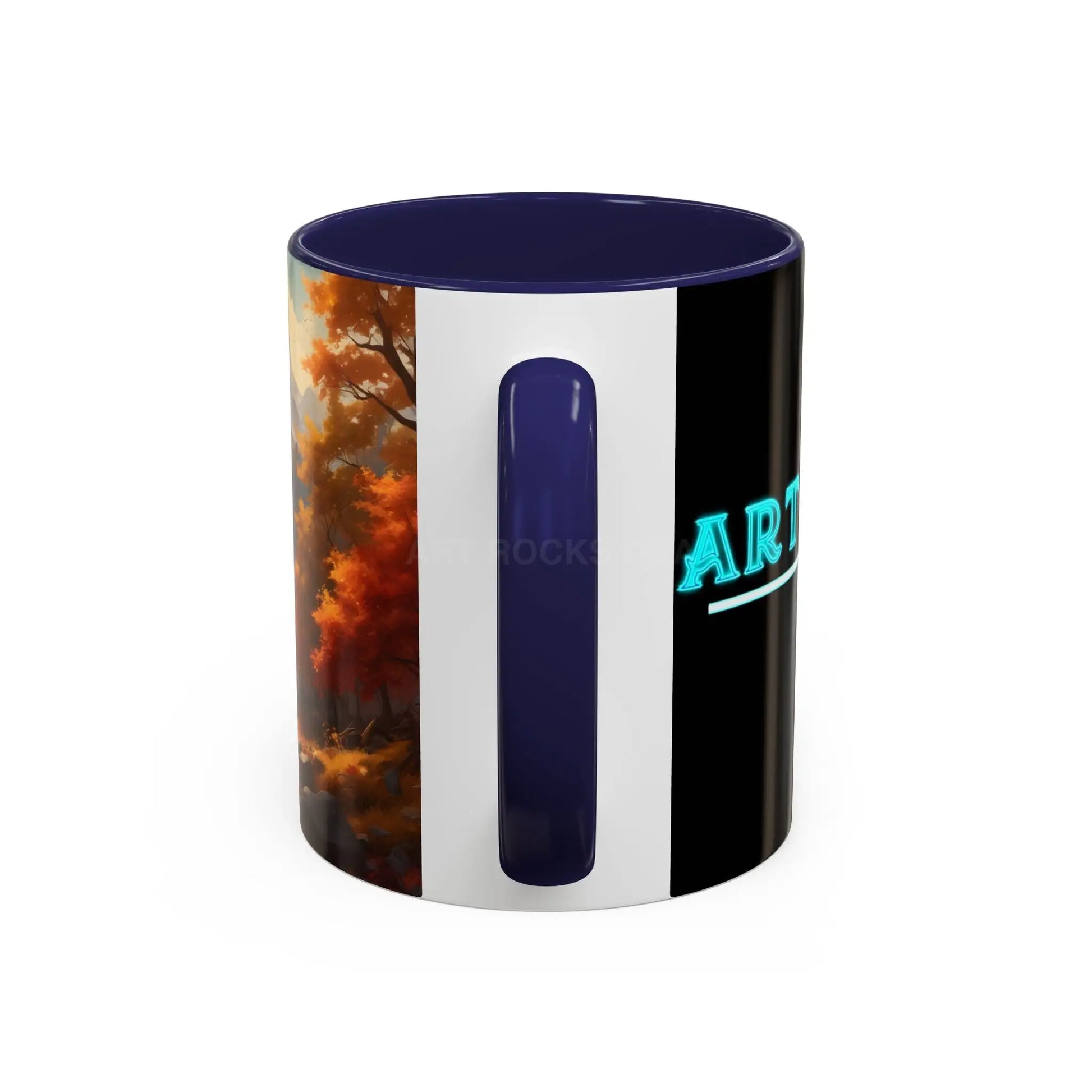 Autumn Mountain Coffee Mug — Scenic Fall Landscape Accent Mug (11/15oz) - Mug