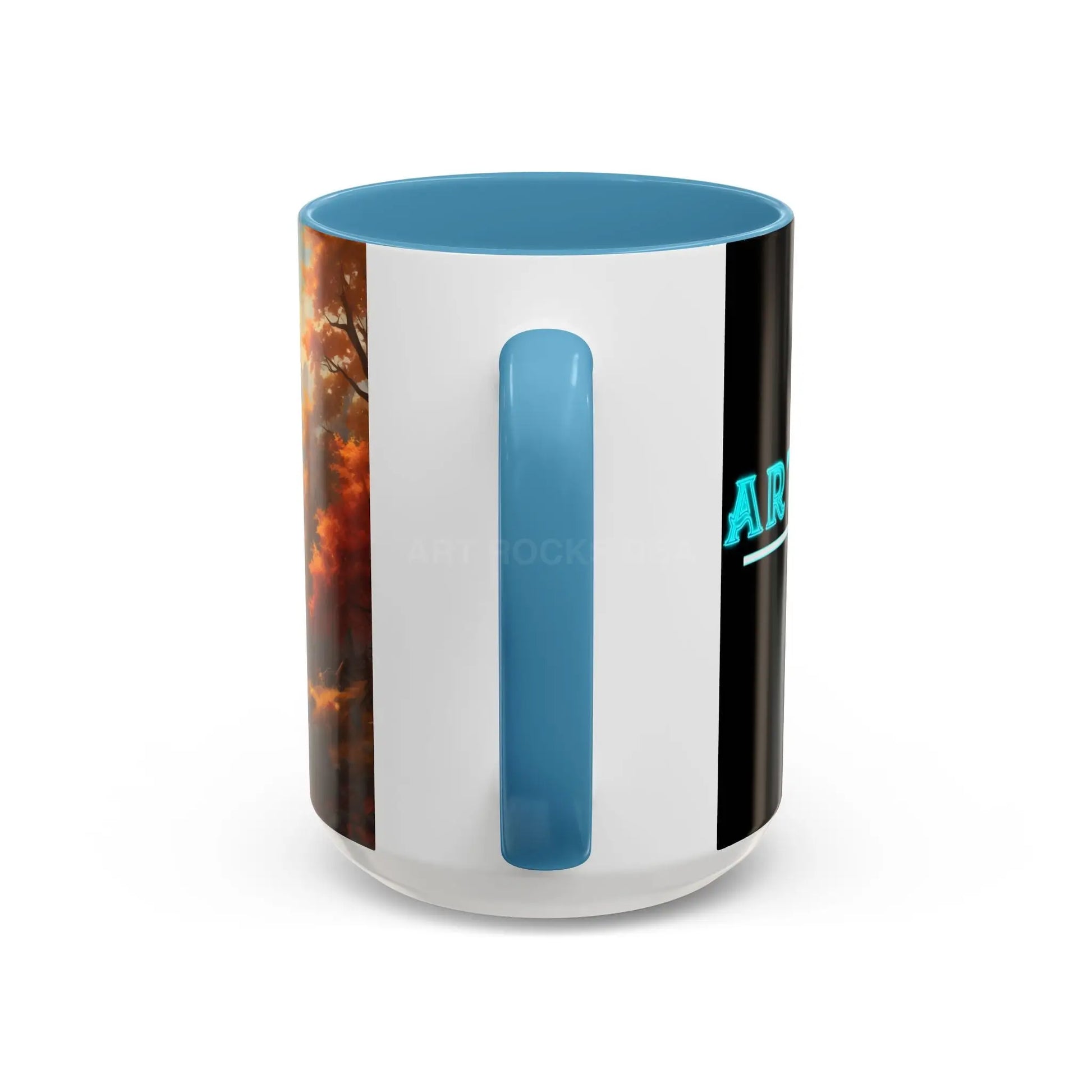 Autumn Mountain Coffee Mug — Scenic Fall Landscape Accent Mug (11/15oz) - Mug