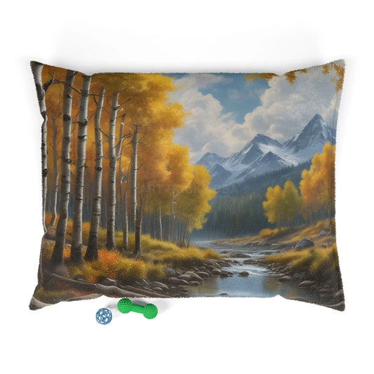 Autumn Mountain Landscape Pet Bed - 50’’ × 40’’ - Pets