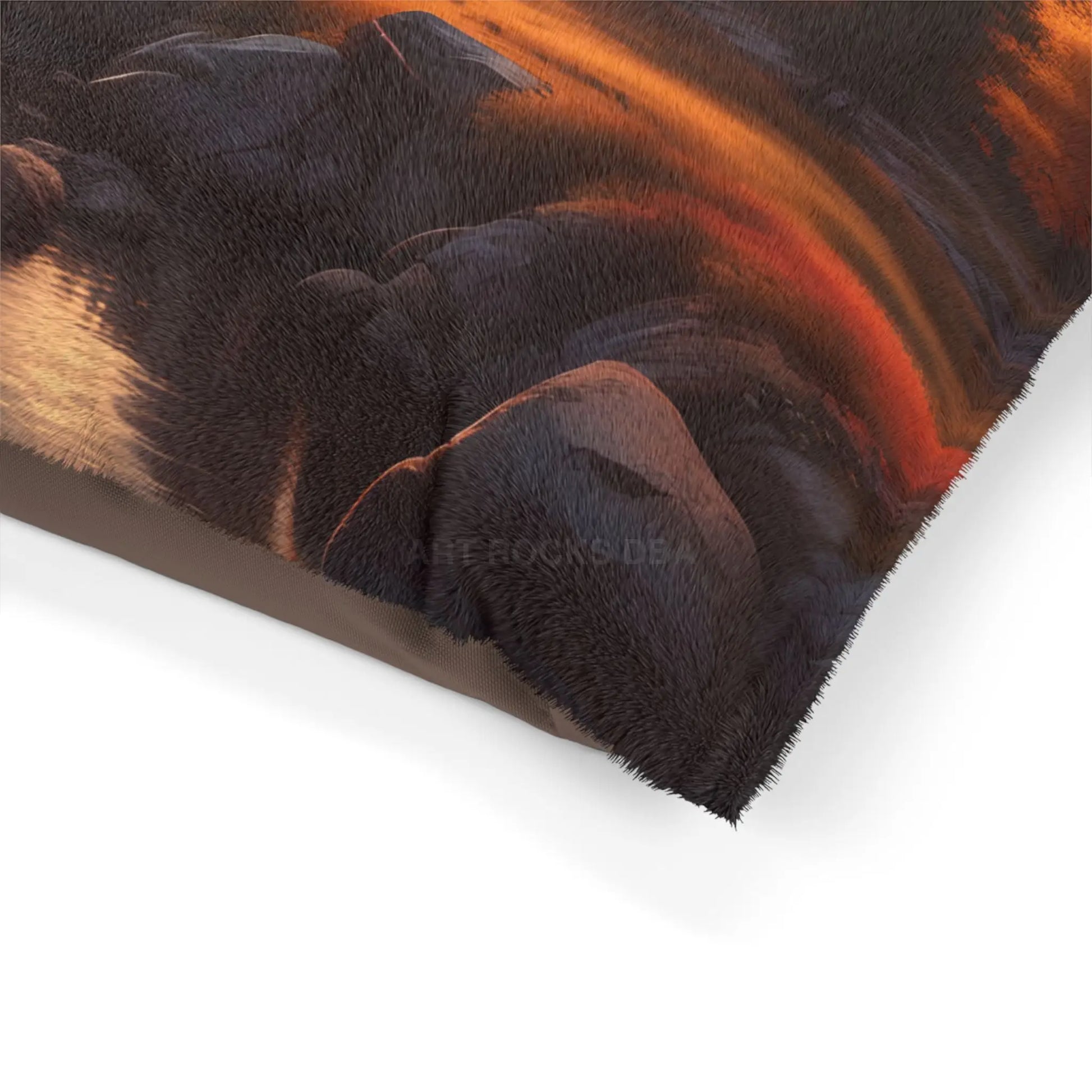 Autumn Mountain Landscape Pet Bed — Cozy Scenic Dog & Cat Pillow - Pets