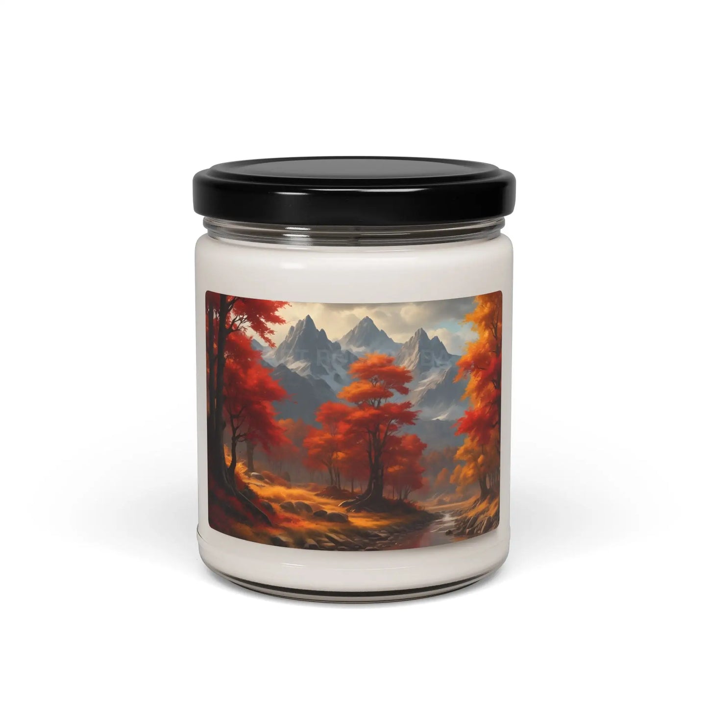 Autumn Mountaintop Scented Soy Candle | Cozy Fall Decor Aromatherapy Gift Nature Vibe Home Fragrance Eco-Friendly