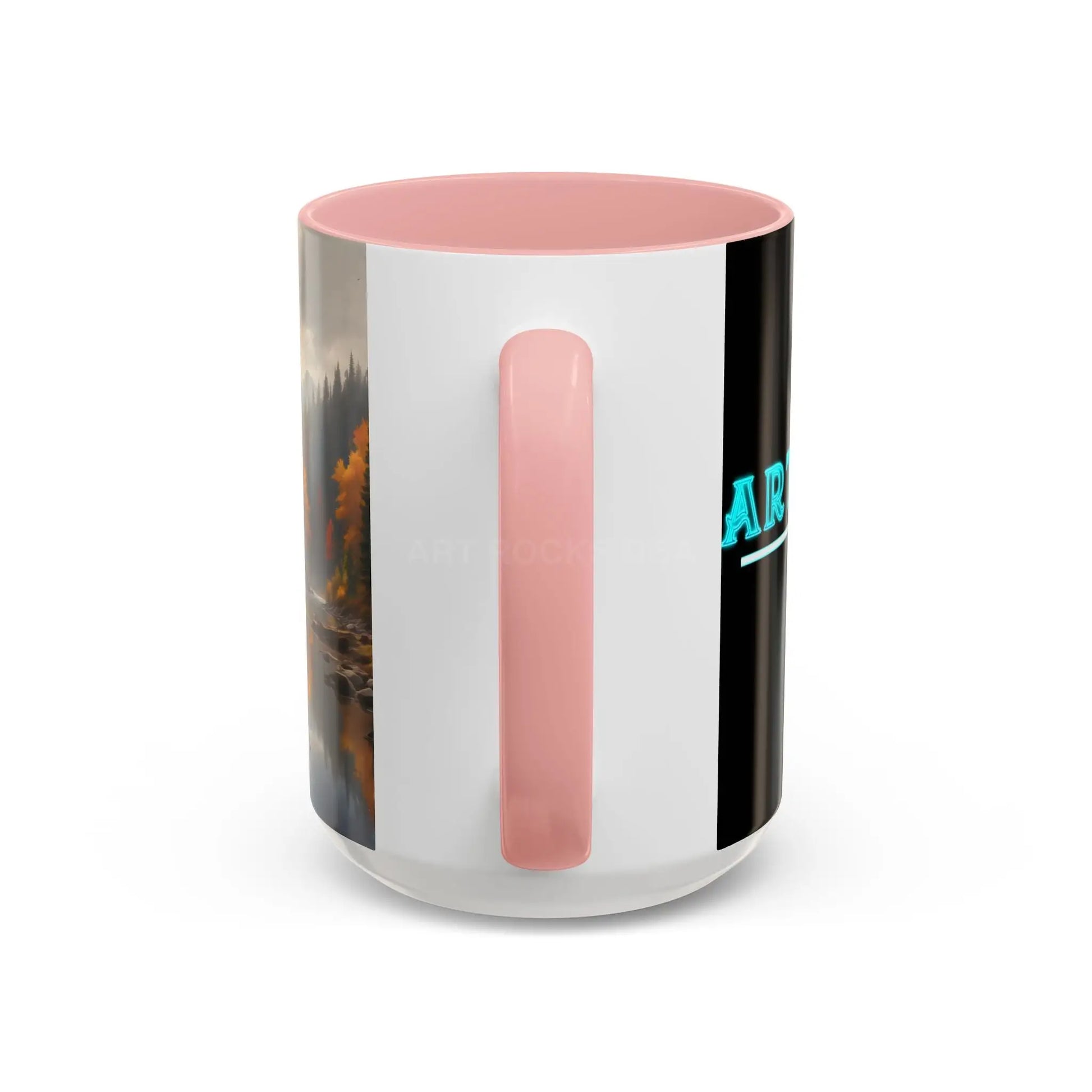 Autumn River Coffee Mug - Scenic Fall Landscape Accent Mug (11/15oz) - Mug