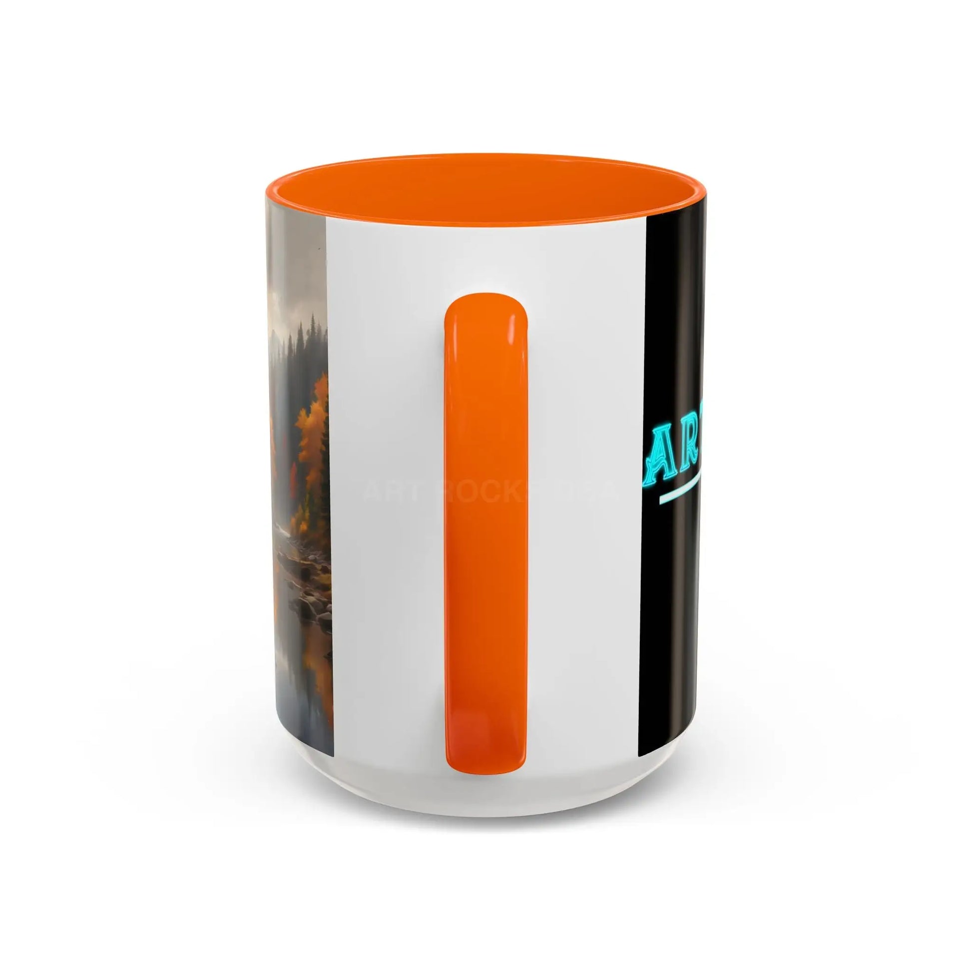 Autumn River Coffee Mug - Scenic Fall Landscape Accent Mug (11/15oz) - Mug