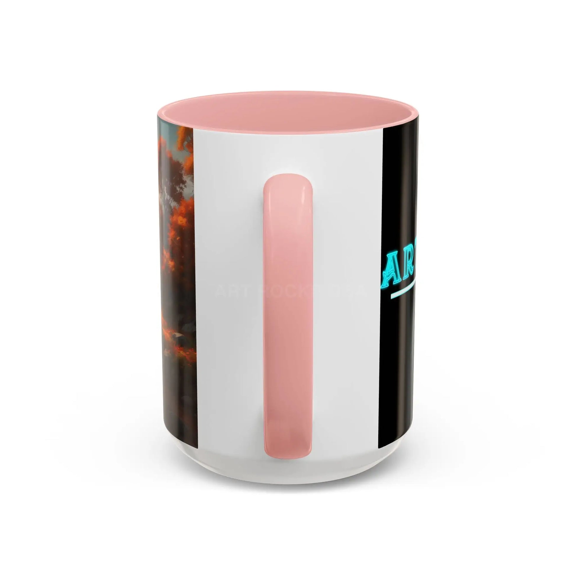 Autumn River Landscape Accent Coffee Mug – Scenic Fall Cabin Decor (11/15oz) - Mug