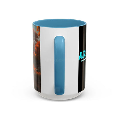 Autumn River Landscape Accent Coffee Mug – Scenic Fall Cabin Decor (11/15oz) - Mug