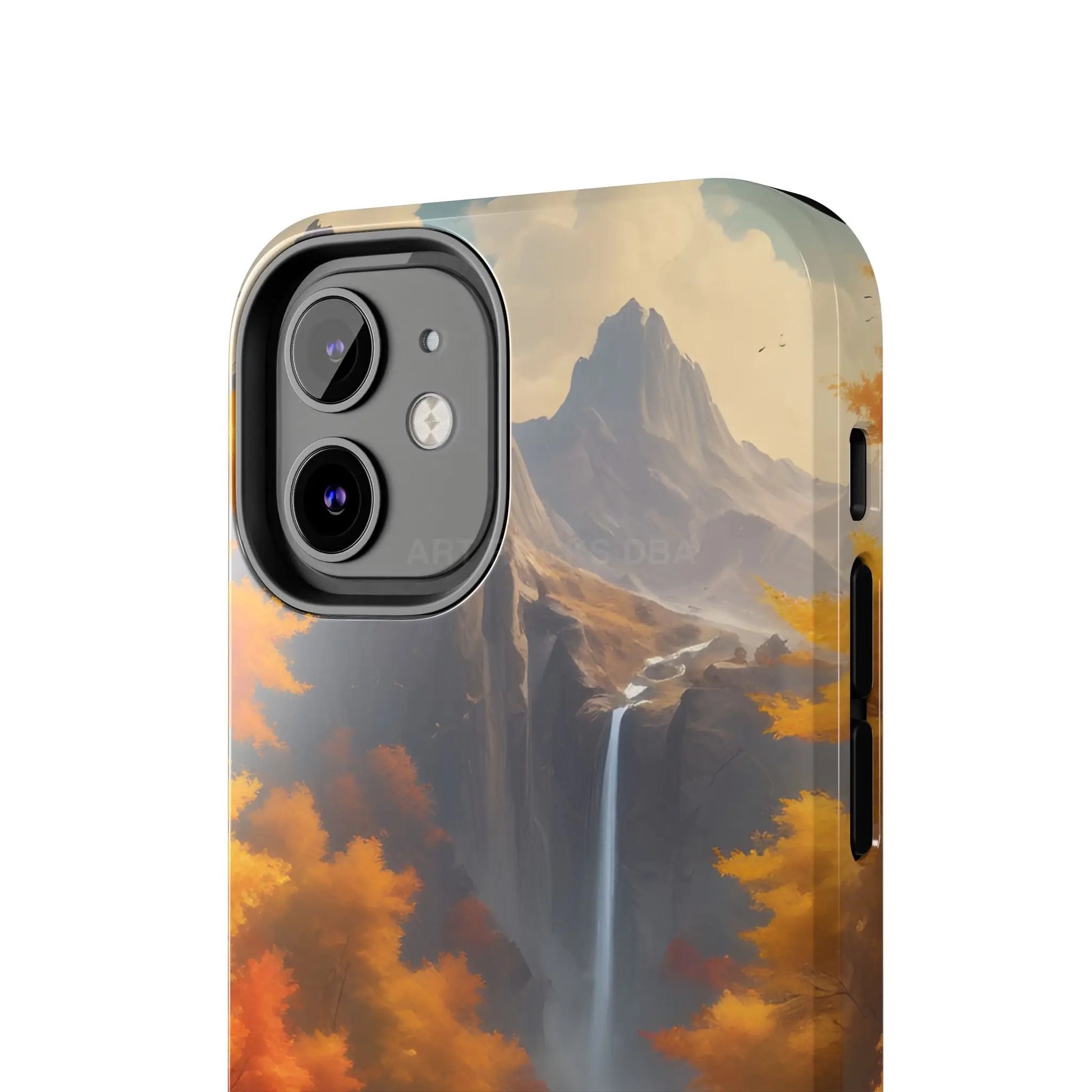 Autumn Waterfall Phone Cases Tough Phone Cover for Nature Lovers Fall Aesthetic Accessories Durable Protection Perfect