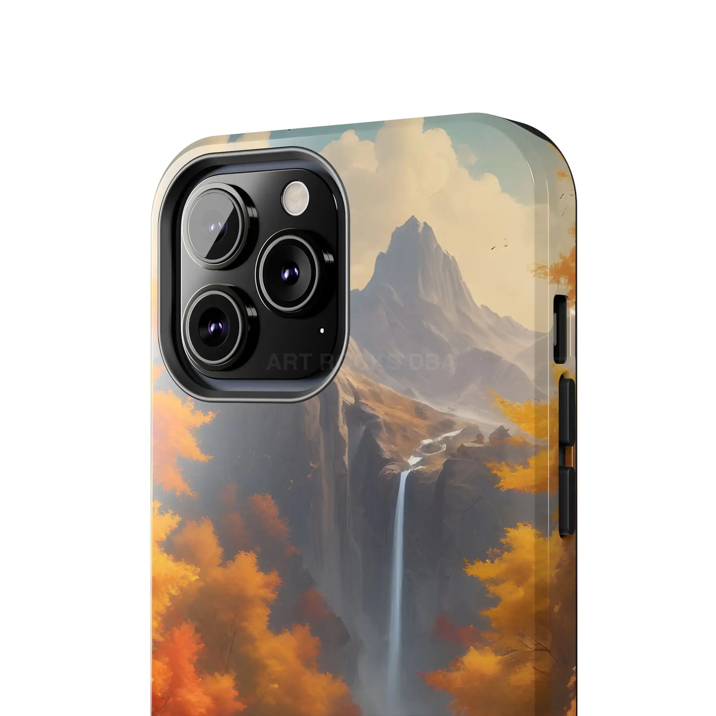 Autumn Waterfall Phone Cases Tough Phone Cover for Nature Lovers Fall Aesthetic Accessories Durable Protection Perfect