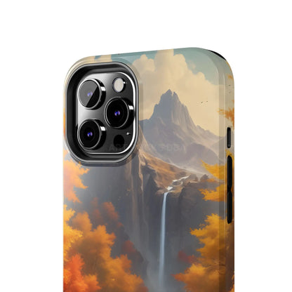 Autumn Waterfall Phone Cases Tough Phone Cover for Nature Lovers Fall Aesthetic Accessories Durable Protection Perfect
