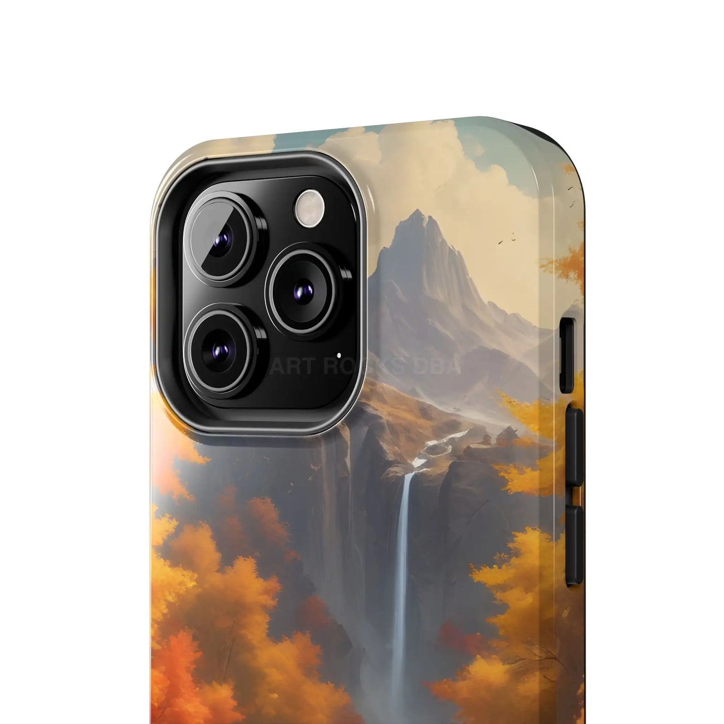 Autumn Waterfall Phone Cases Tough Phone Cover for Nature Lovers Fall Aesthetic Accessories Durable Protection Perfect