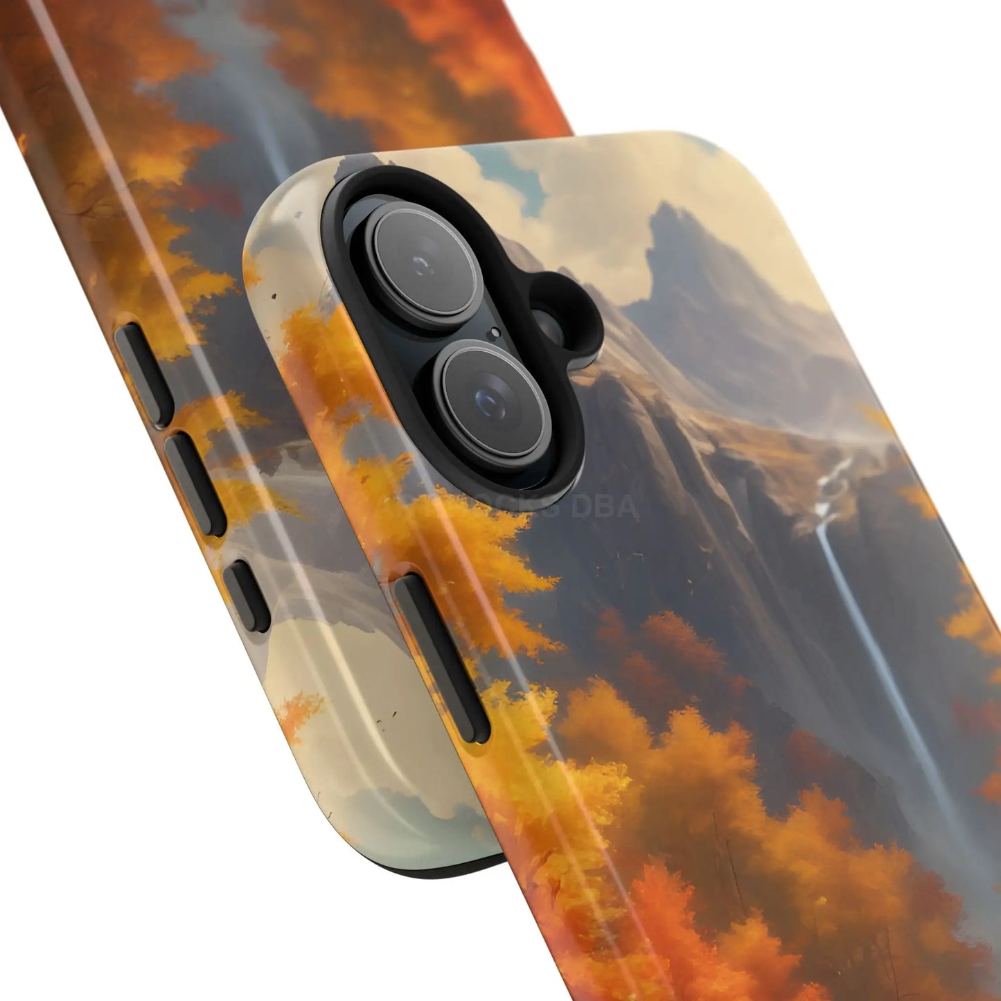 Autumn Waterfall Phone Cases Tough Phone Cover for Nature Lovers Fall Aesthetic Accessories Durable Protection Perfect