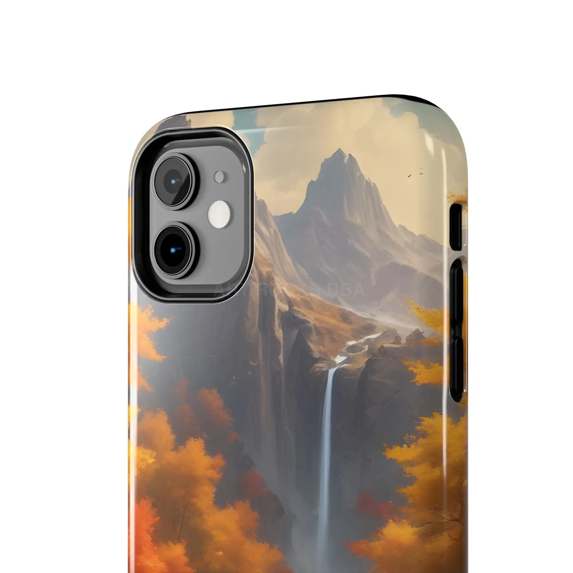 Autumn Waterfall Phone Cases Tough Phone Cover for Nature Lovers Fall Aesthetic Accessories Durable Protection Perfect