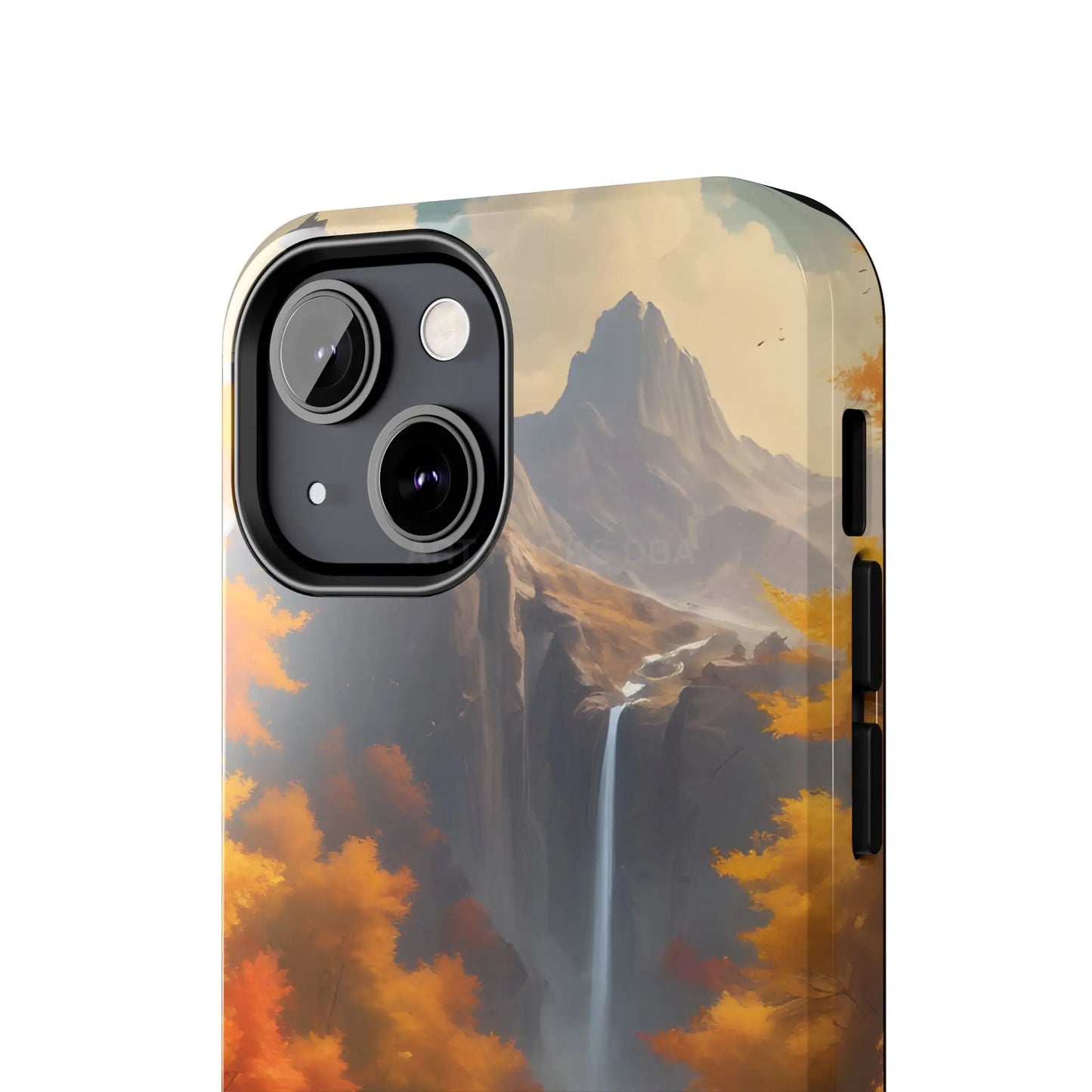 Autumn Waterfall Phone Cases Tough Phone Cover for Nature Lovers Fall Aesthetic Accessories Durable Protection Perfect