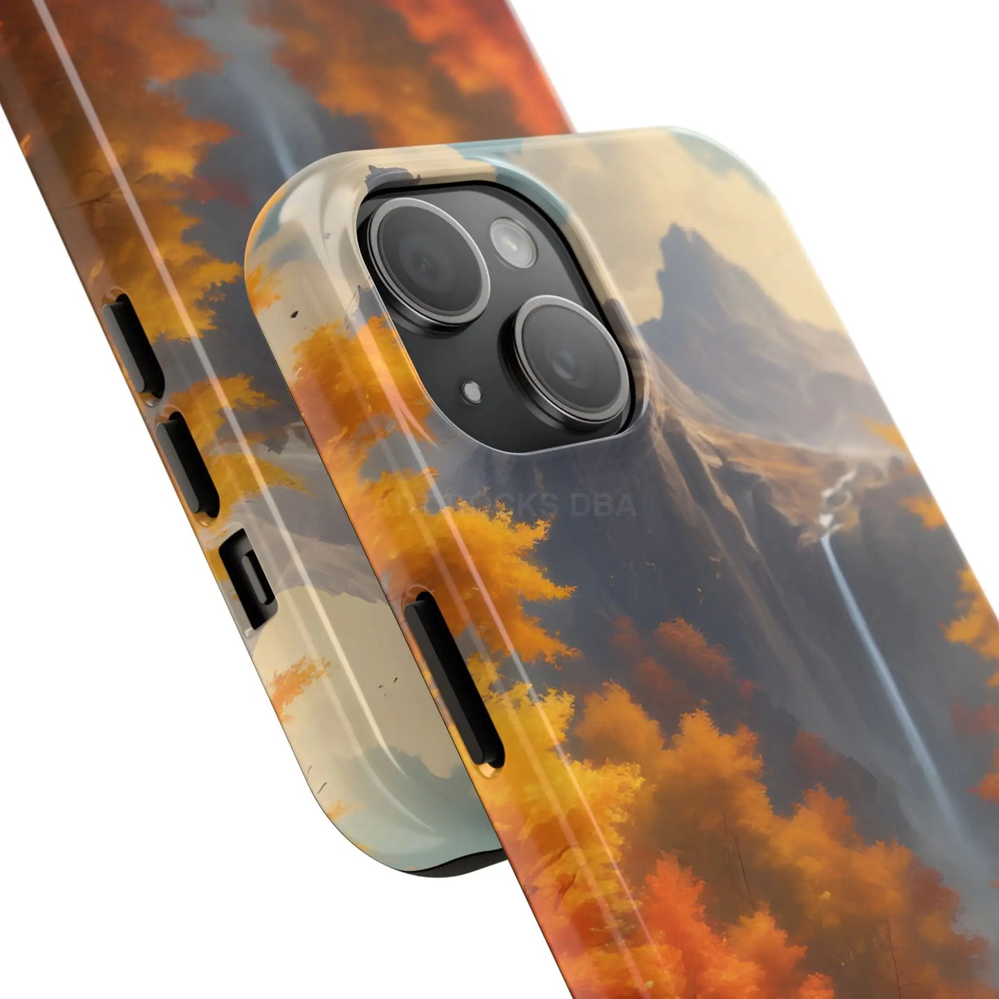 Autumn Waterfall Phone Cases Tough Phone Cover for Nature Lovers Fall Aesthetic Accessories Durable Protection Perfect