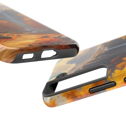 Autumn Waterfall Phone Cases Tough Phone Cover for Nature Lovers Fall Aesthetic Accessories Durable Protection Perfect