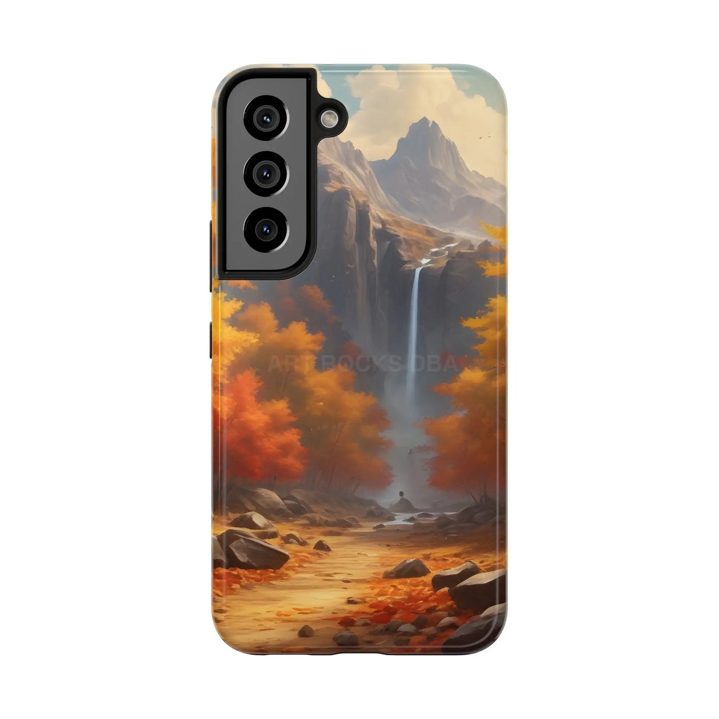 Autumn Waterfall Phone Cases Tough Phone Cover for Nature Lovers Fall Aesthetic Accessories Durable Protection Perfect