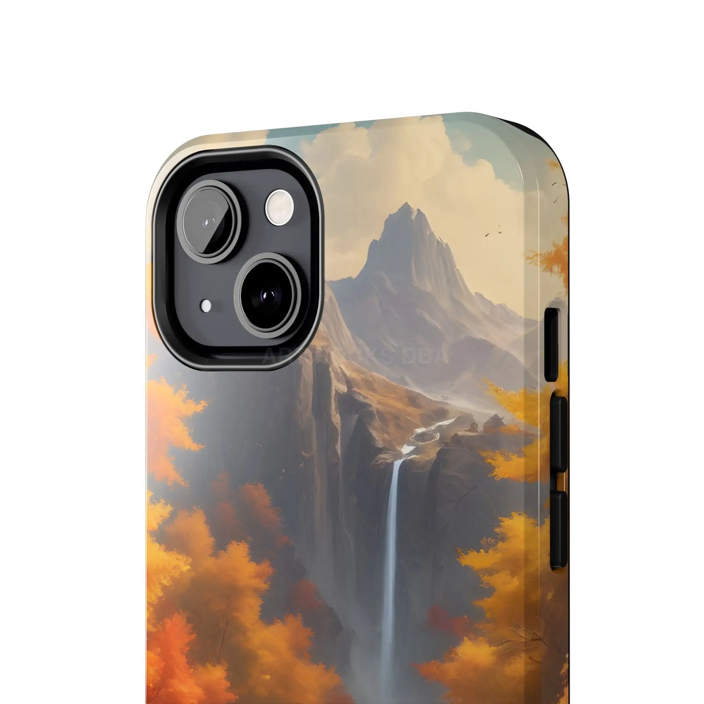 Autumn Waterfall Phone Cases Tough Phone Cover for Nature Lovers Fall Aesthetic Accessories Durable Protection Perfect