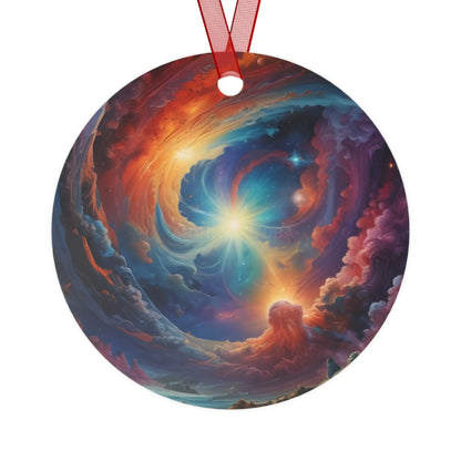 Bell Metal Ornament — Cosmic Nebula Spiritual Holiday Decoration - Round / One Size - Home Decor