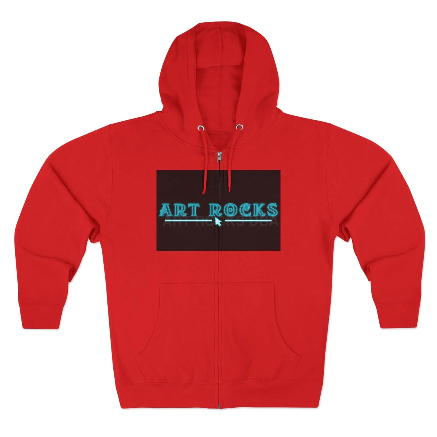 Bloomin’ Paradise Trademark Zip-Up Hoodie — Colorful Flower Sunglasses Logo - Hoodie