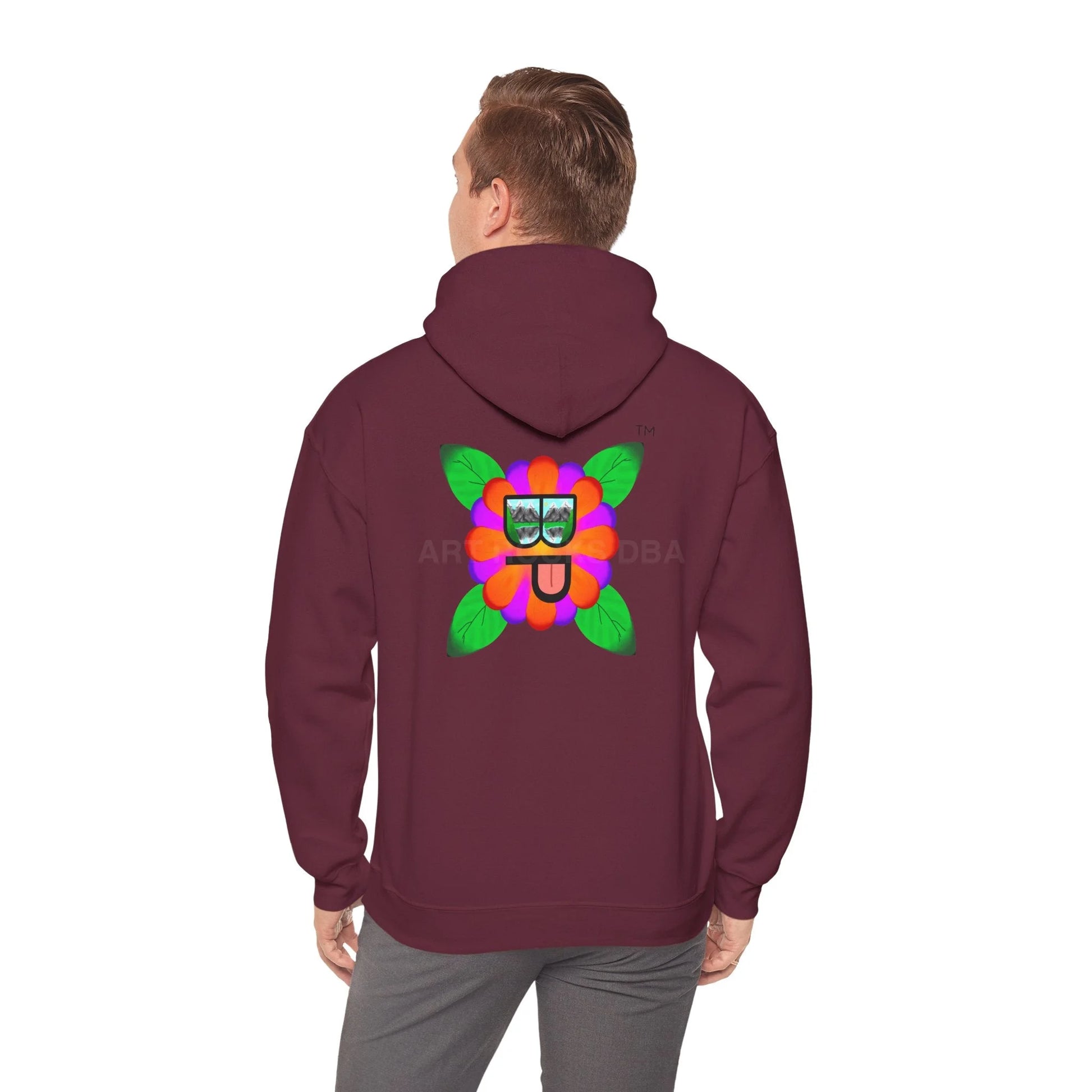 Blooming Paradise Flower Power Unisex Hoodie Creative Gift for Artists Fun Casual Wear Ideal for Art Lovers Unique
