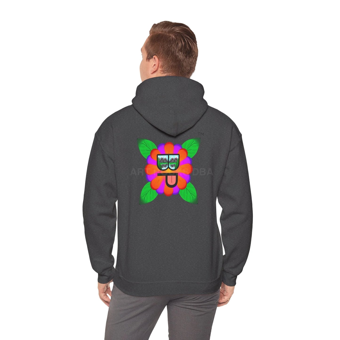 Blooming Paradise Flower Power Unisex Hoodie Creative Gift for Artists Fun Casual Wear Ideal for Art Lovers Unique
