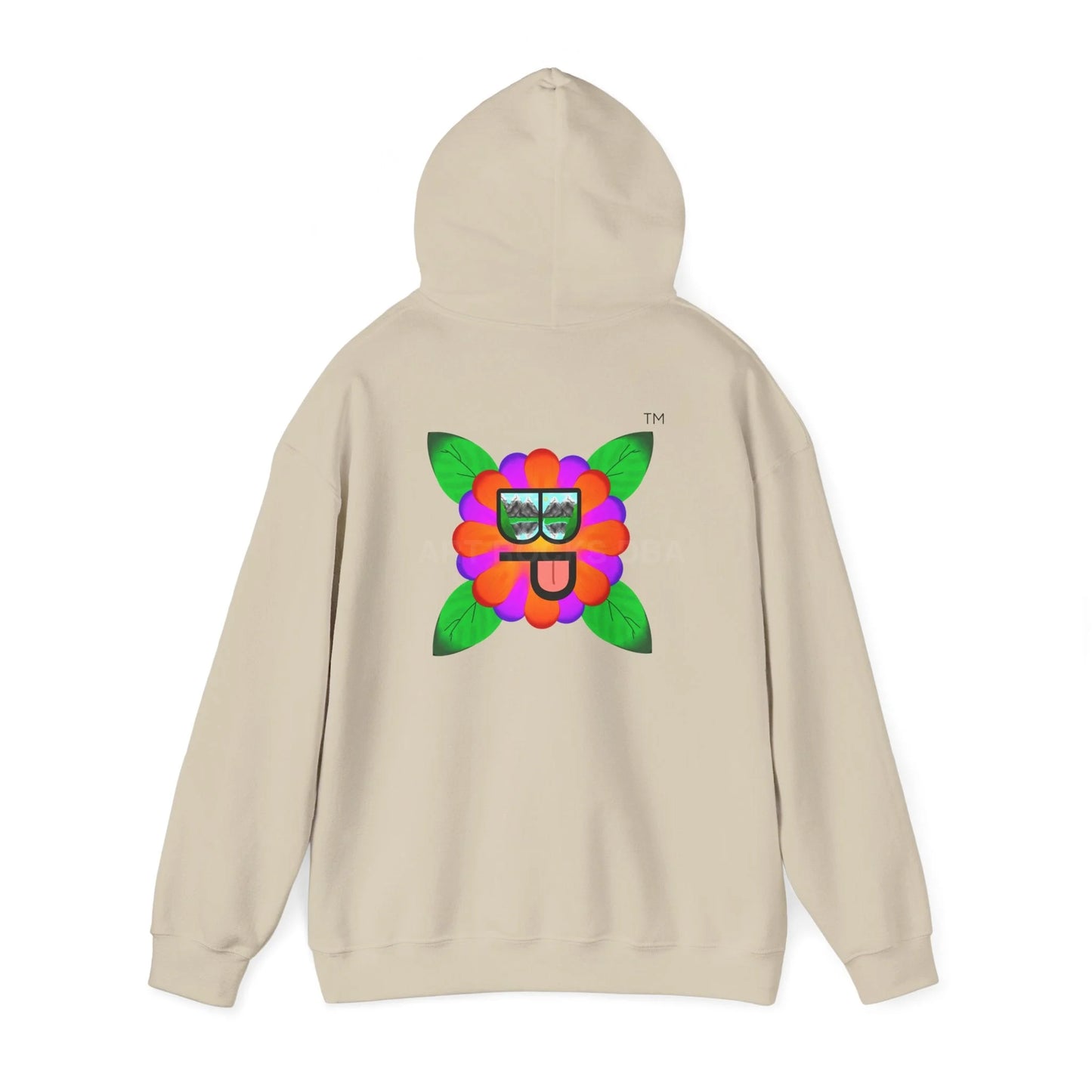 Blooming Paradise Flower Power Unisex Hoodie Creative Gift for Artists Fun Casual Wear Ideal for Art Lovers Unique