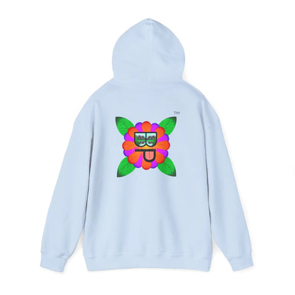 Blooming Paradise Flower Power Unisex Hoodie Creative Gift for Artists Fun Casual Wear Ideal for Art Lovers Unique