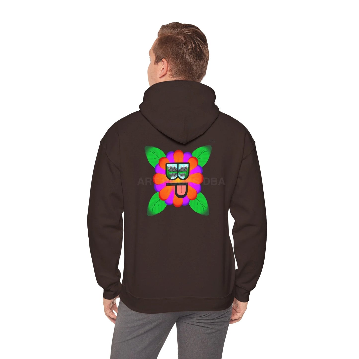 Blooming Paradise Flower Power Unisex Hoodie Creative Gift for Artists Fun Casual Wear Ideal for Art Lovers Unique