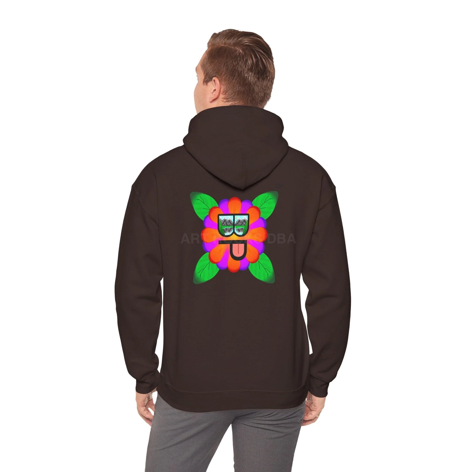 Blooming Paradise Flower Power Unisex Hoodie Creative Gift for Artists Fun Casual Wear Ideal for Art Lovers Unique