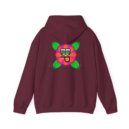 Blooming Paradise Flower Power Unisex Hoodie Creative Gift for Artists Fun Casual Wear Ideal for Art Lovers Unique