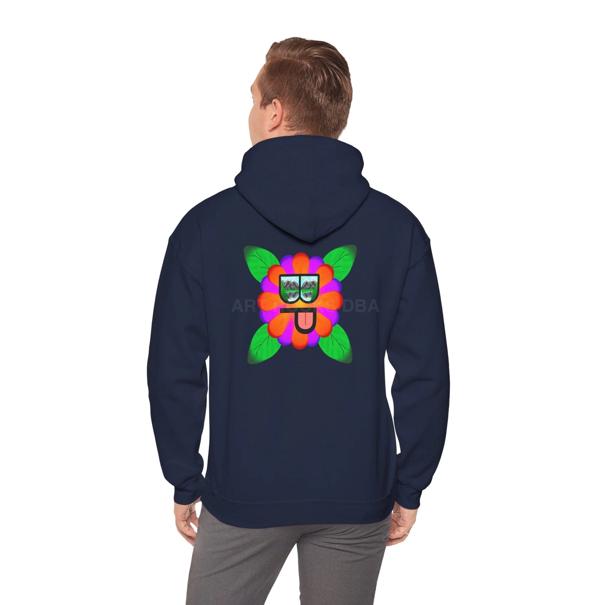 Blooming Paradise Flower Power Unisex Hoodie Creative Gift for Artists Fun Casual Wear Ideal for Art Lovers Unique