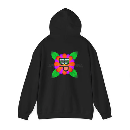 Blooming Paradise Flower Power Unisex Hoodie Creative Gift for Artists Fun Casual Wear Ideal for Art Lovers Unique
