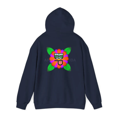 Blooming Paradise Flower Power Unisex Hoodie Creative Gift for Artists Fun Casual Wear Ideal for Art Lovers Unique