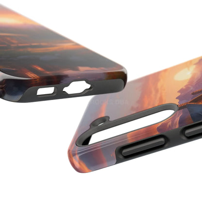 Cabin House in The Mountains Phone Cases - Nature Lover Gift Adventure Style Rustic Aesthetic Summer Vibe Camping