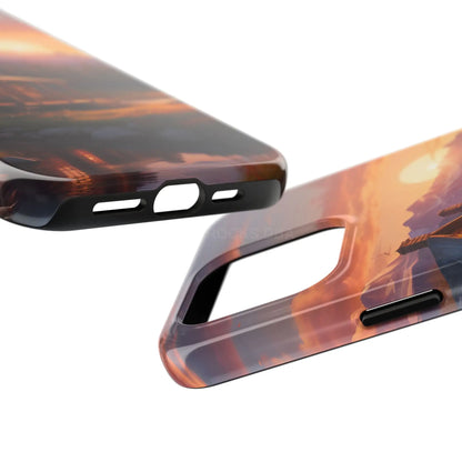 Cabin House in The Mountains Phone Cases - Nature Lover Gift Adventure Style Rustic Aesthetic Summer Vibe Camping