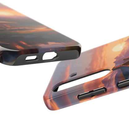 Cabin House in The Mountains Phone Cases - Nature Lover Gift Adventure Style Rustic Aesthetic Summer Vibe Camping