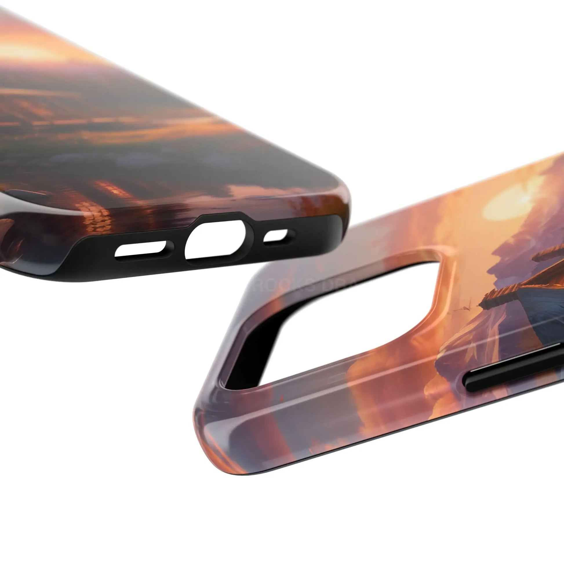 Cabin House in The Mountains Phone Cases - Nature Lover Gift Adventure Style Rustic Aesthetic Summer Vibe Camping