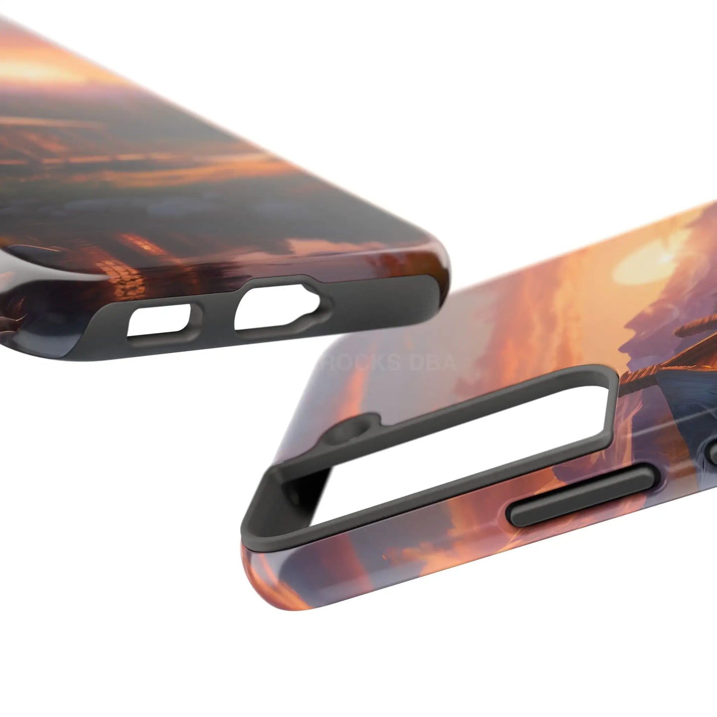 Cabin House in The Mountains Phone Cases - Nature Lover Gift Adventure Style Rustic Aesthetic Summer Vibe Camping