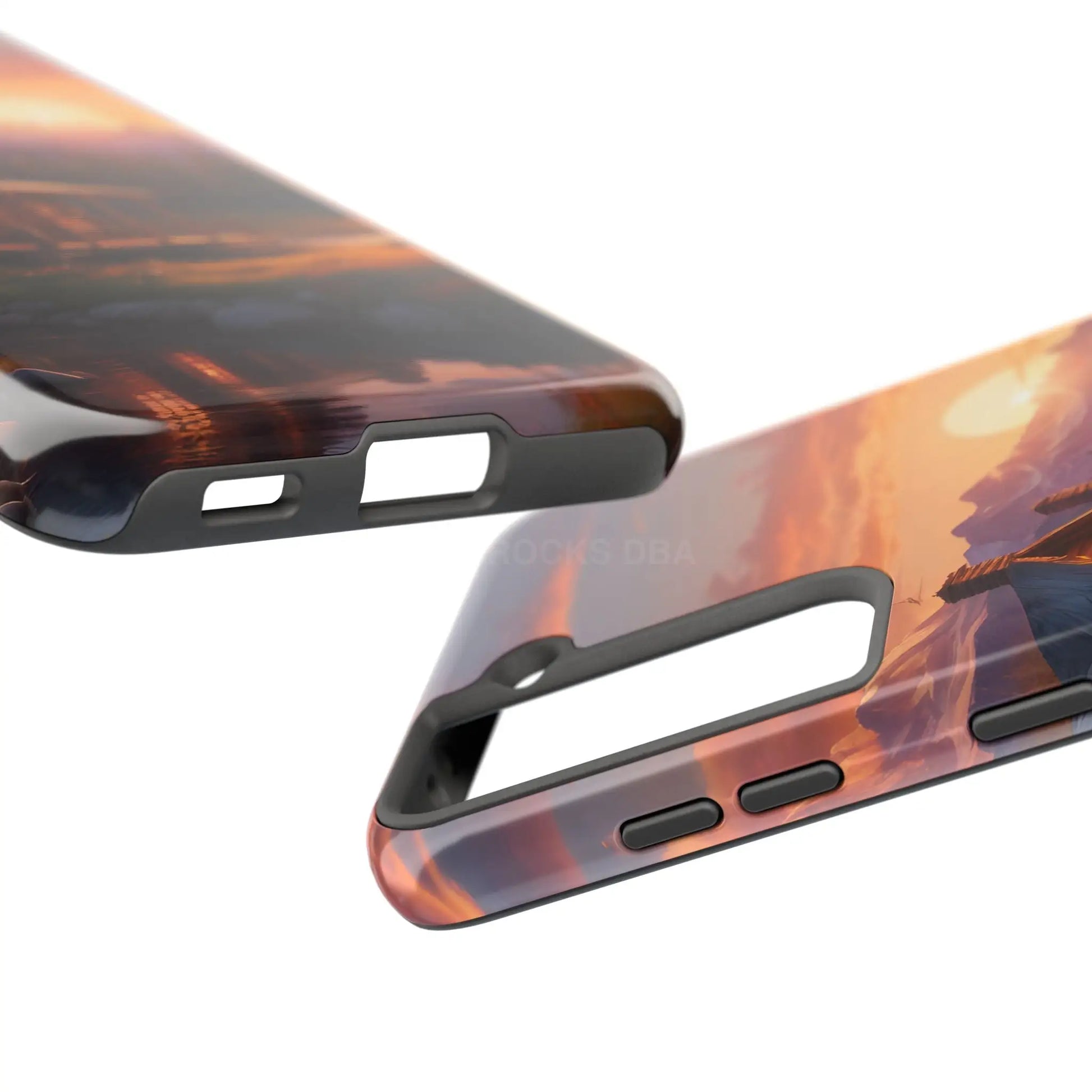 Cabin House in The Mountains Phone Cases - Nature Lover Gift Adventure Style Rustic Aesthetic Summer Vibe Camping