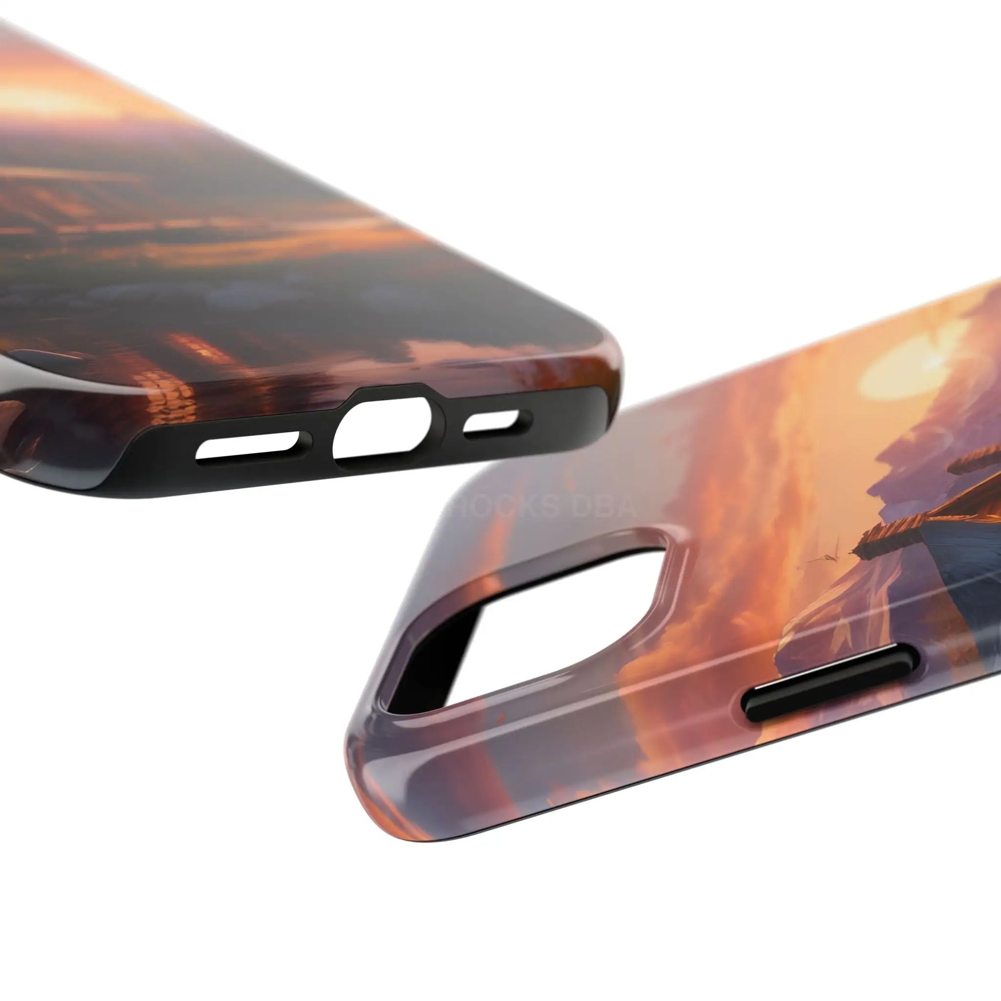 Cabin House in The Mountains Phone Cases - Nature Lover Gift Adventure Style Rustic Aesthetic Summer Vibe Camping