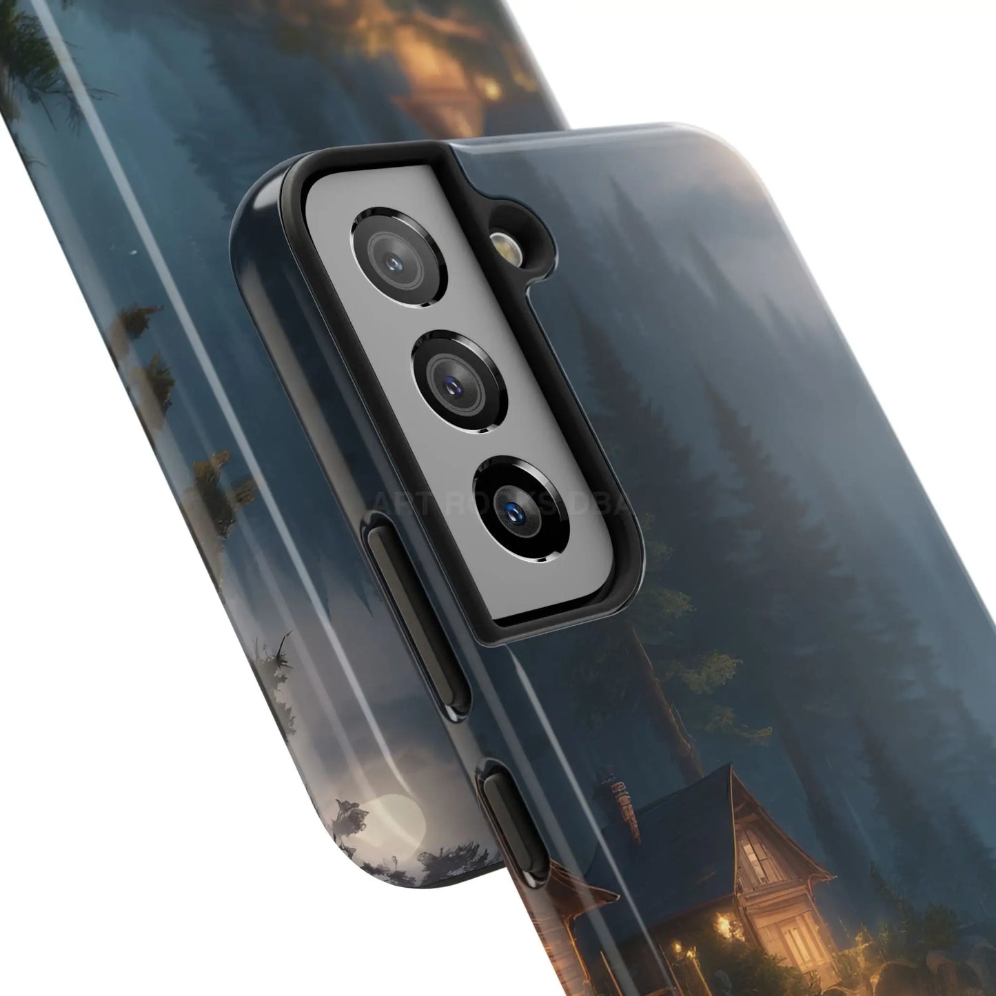 Cabin In The Woods Tough Phone Cases - Adventure Ready Gift for Hikers Forest Lovers Cozy Vibe - Phone Case