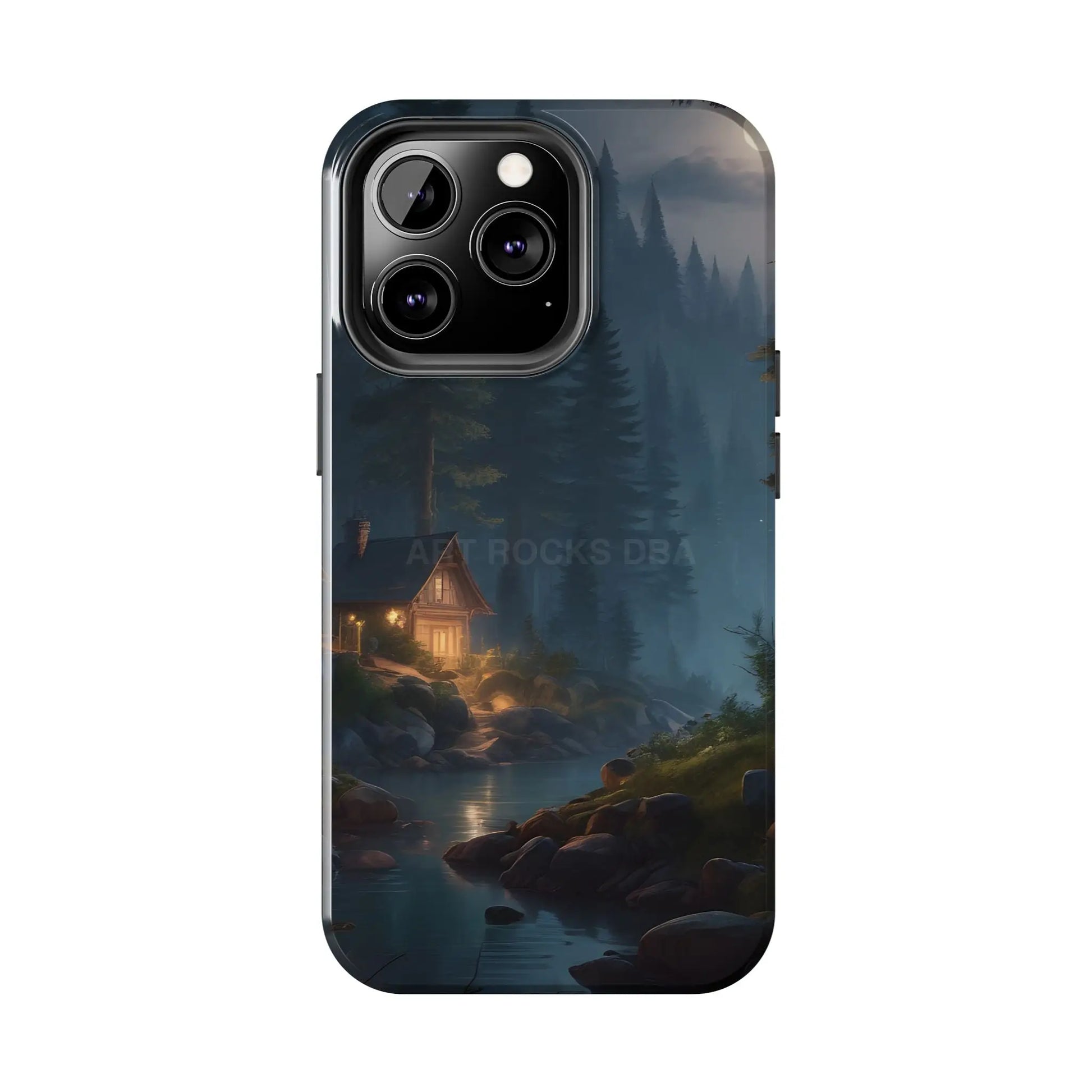 Cabin In The Woods Tough Phone Cases - Adventure Ready Gift for Hikers Forest Lovers Cozy Vibe - Phone Case