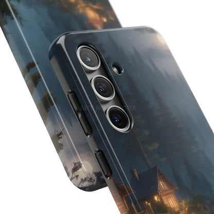 Cabin In The Woods Tough Phone Cases - Adventure Ready Gift for Hikers Forest Lovers Cozy Vibe - Phone Case