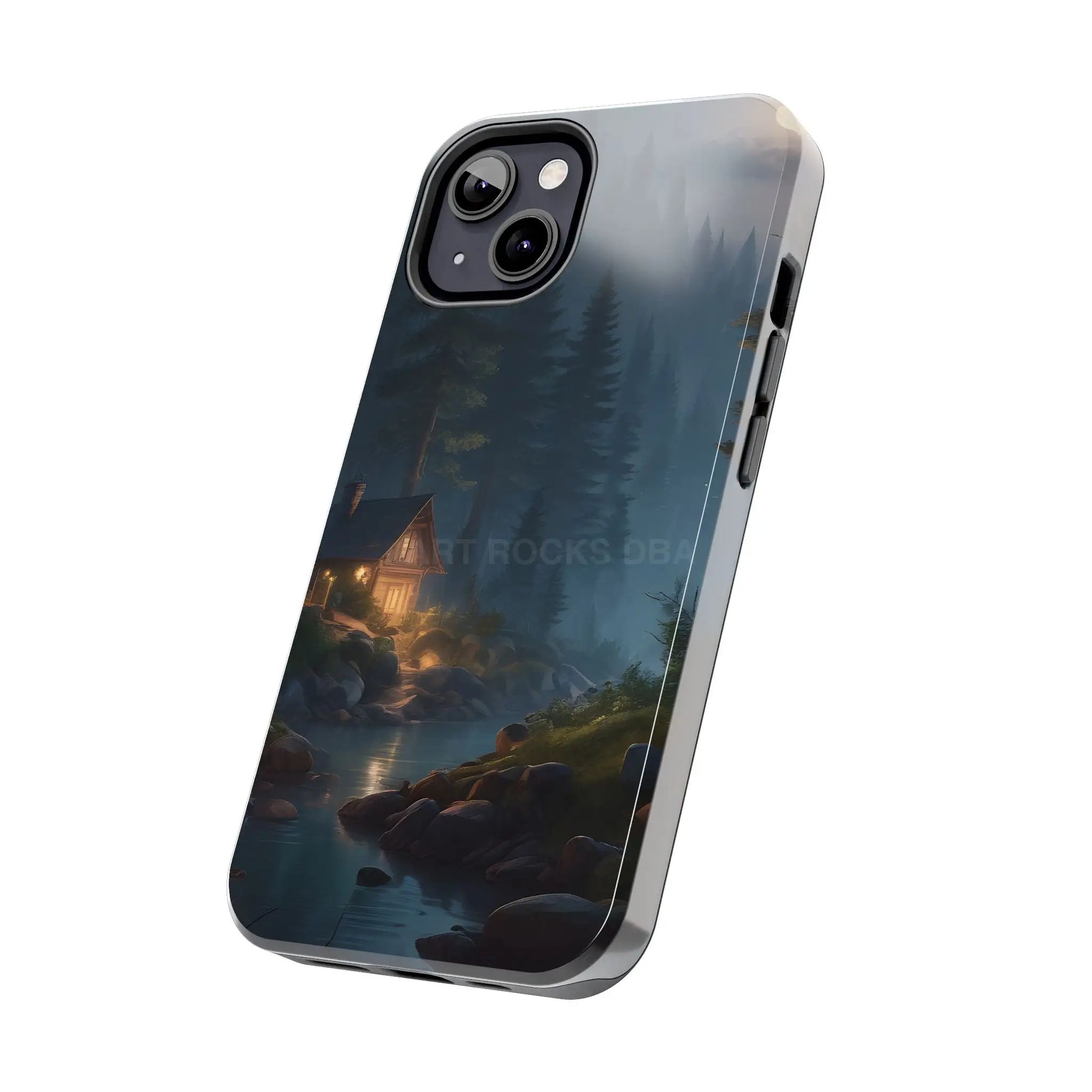 Cabin In The Woods Tough Phone Cases - Adventure Ready Gift for Hikers Forest Lovers Cozy Vibe - Phone Case