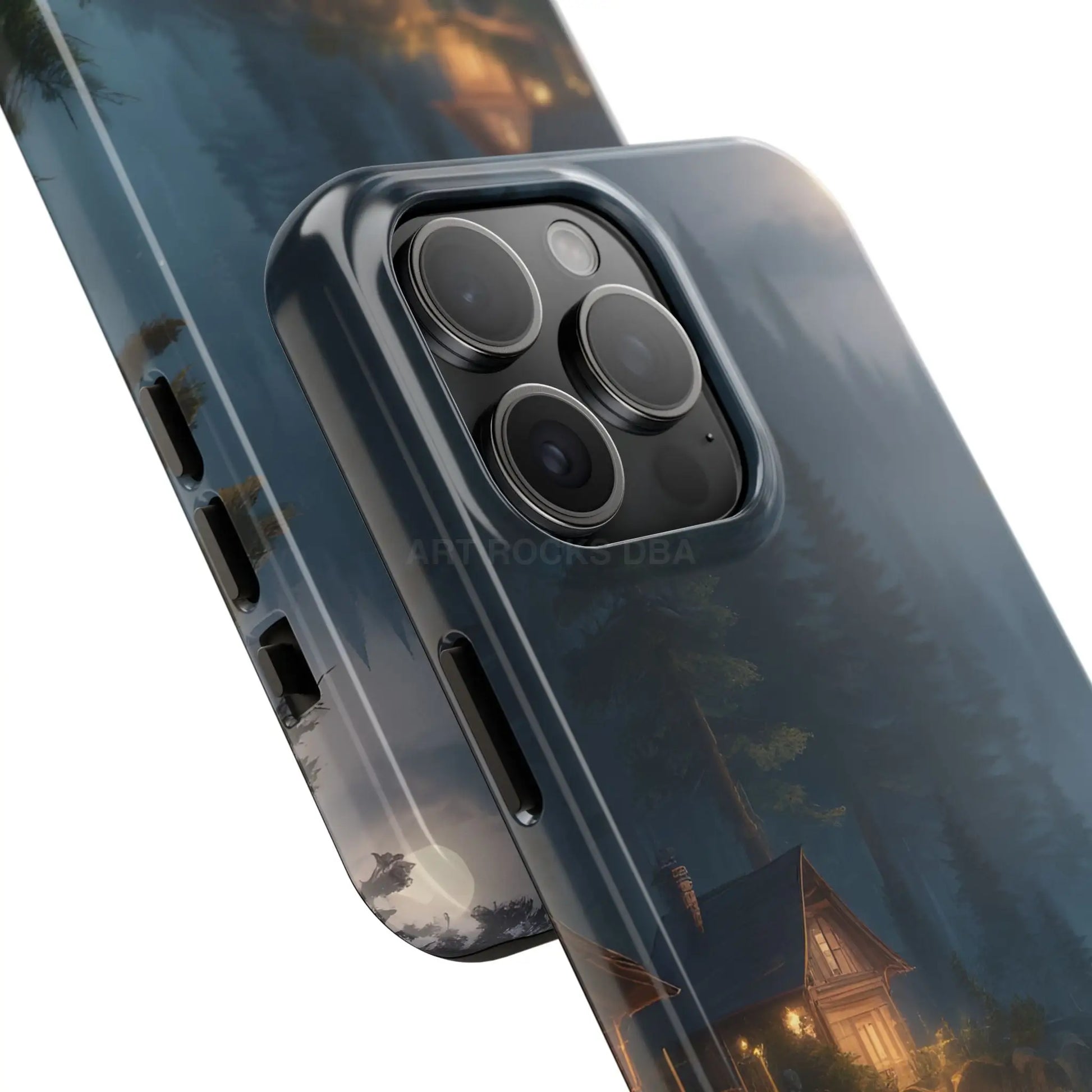 Cabin In The Woods Tough Phone Cases - Adventure Ready Gift for Hikers Forest Lovers Cozy Vibe - Phone Case