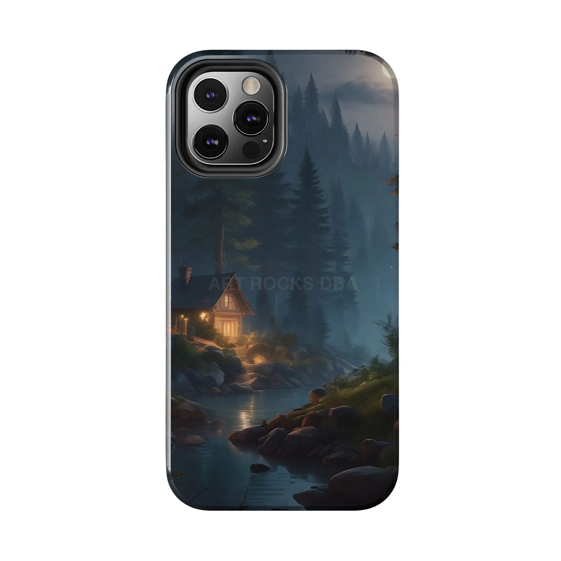 Cabin In The Woods Tough Phone Cases - Adventure Ready Gift for Hikers Forest Lovers Cozy Vibe - Phone Case