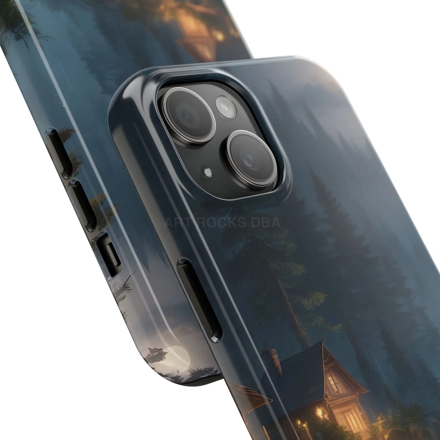 Cabin In The Woods Tough Phone Cases - Adventure Ready Gift for Hikers Forest Lovers Cozy Vibe - Phone Case