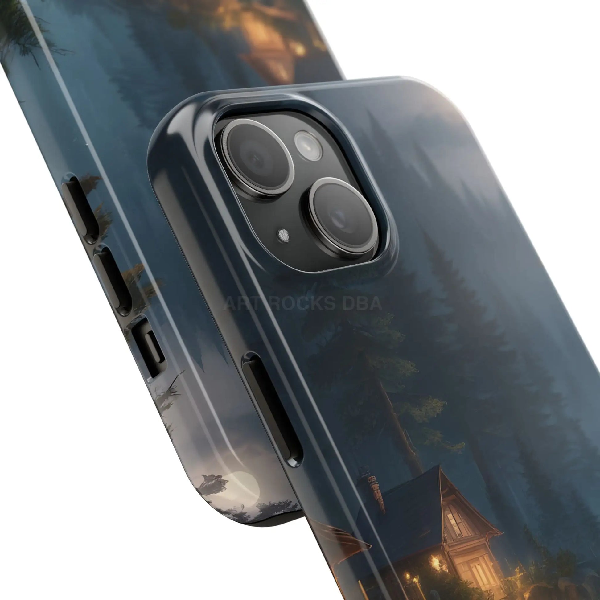 Cabin In The Woods Tough Phone Cases - Adventure Ready Gift for Hikers Forest Lovers Cozy Vibe - Phone Case