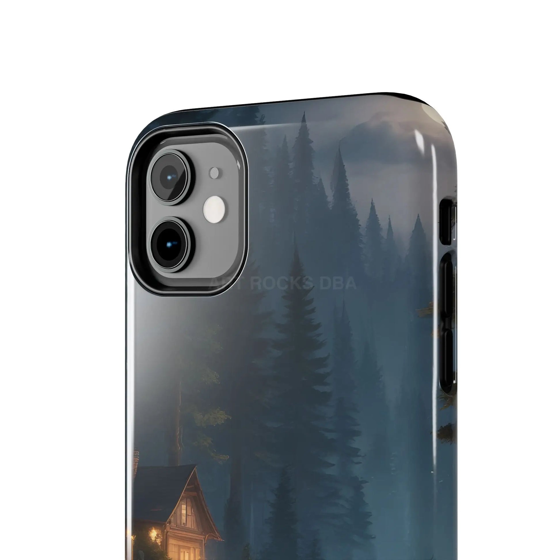 Cabin In The Woods Tough Phone Cases - Adventure Ready Gift for Hikers Forest Lovers Cozy Vibe - Phone Case